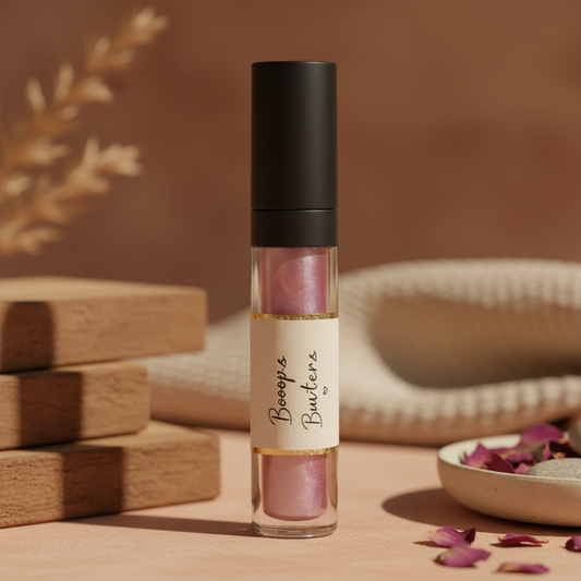 Lip Gloss Bar by Boops Butters with black cap